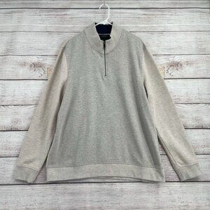 Ted Baker London‎ 1/4 Zip Mock Neck Pullover Men's Size 6/2XL Gray